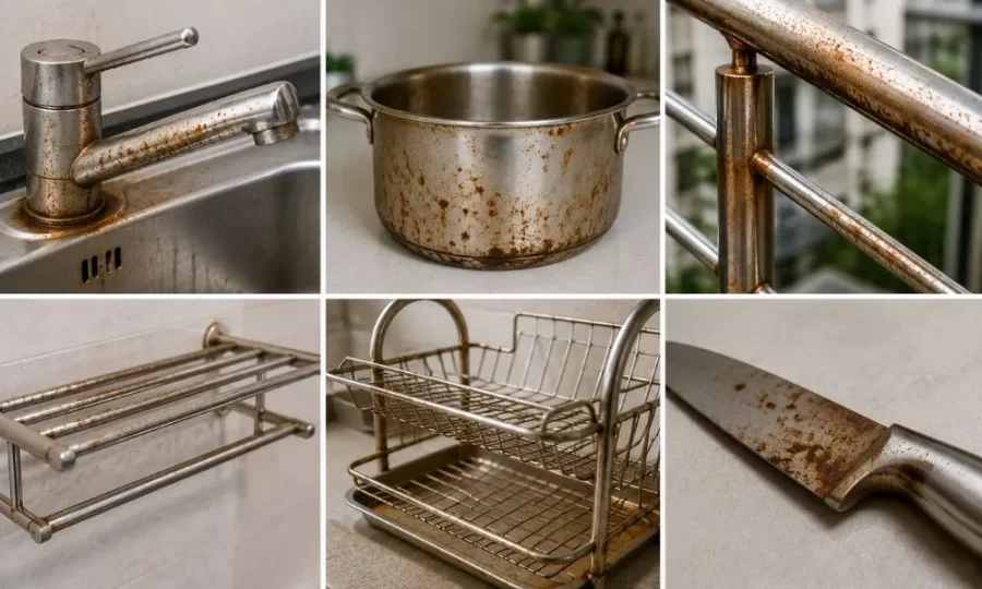 Hướng dẫn cách tẩy rỉ sét trên inox tại nhà