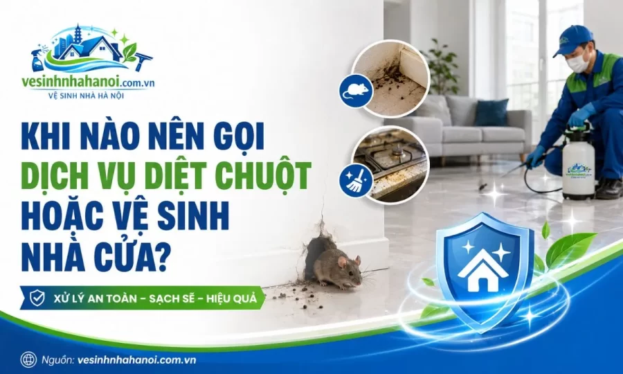 Khi nào nên gọi dịch vụ diệt chuột
