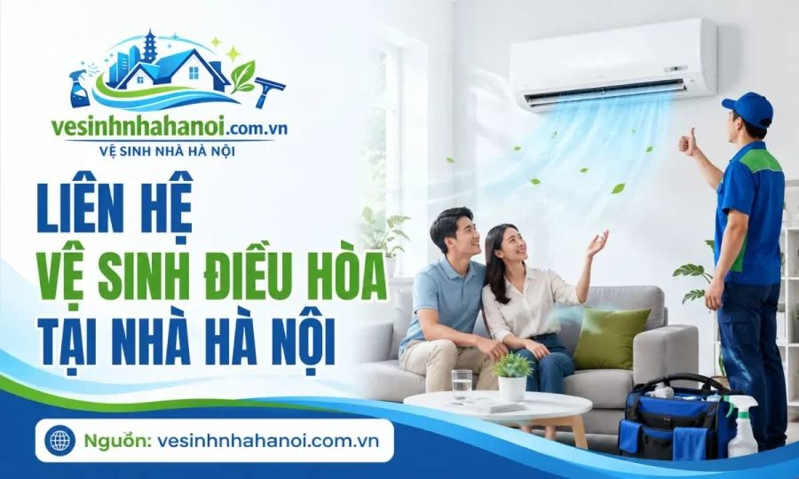 Liên hệ vệ sinh điều hòa tại nhà Hà Nội