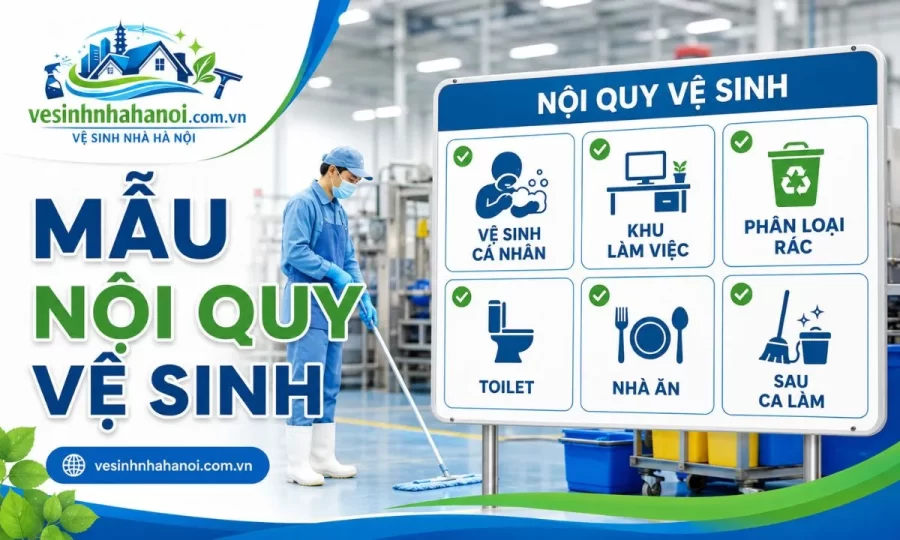 Mẫu nội quy vệ sinh nhà xưởng