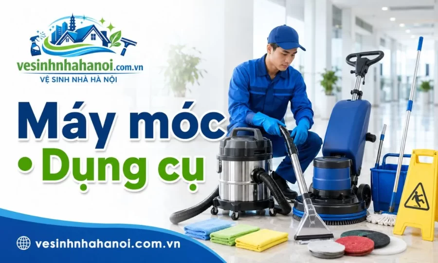 Máy móc dụng cụ vệ sinh nhà xưởng