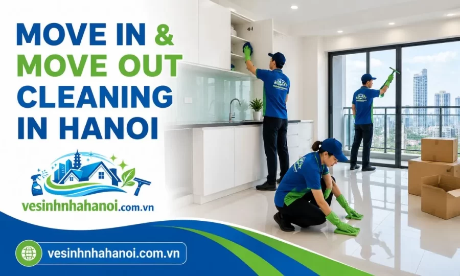 Move in and move out cleaning in Hanoi
