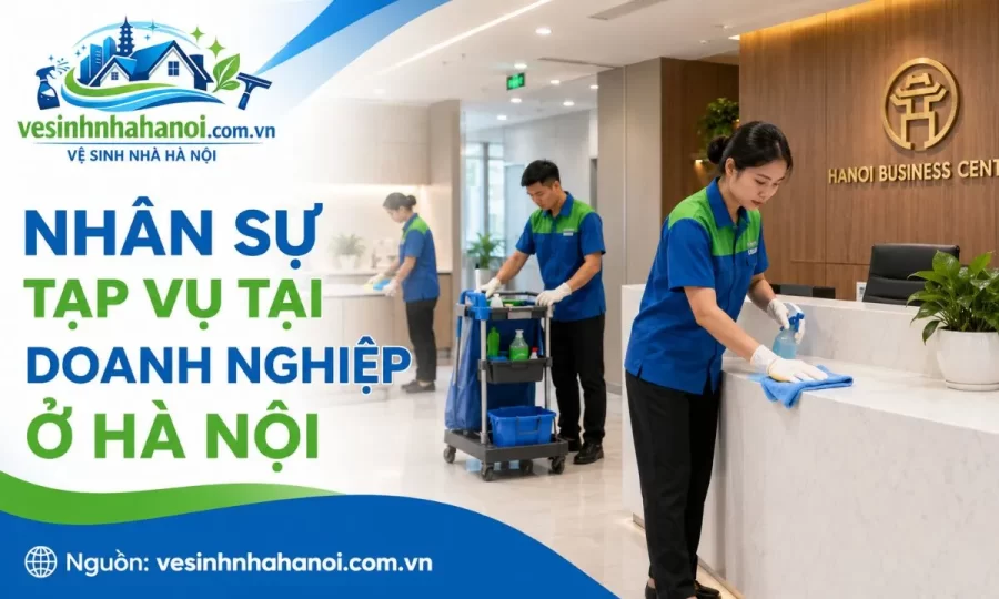 Nhân sự tạp vụ tại doanh nghiệp ở Hà Nội