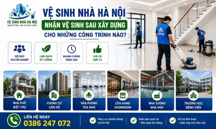Những công trình vệ sinh sau xây dựng tại Hà Nội