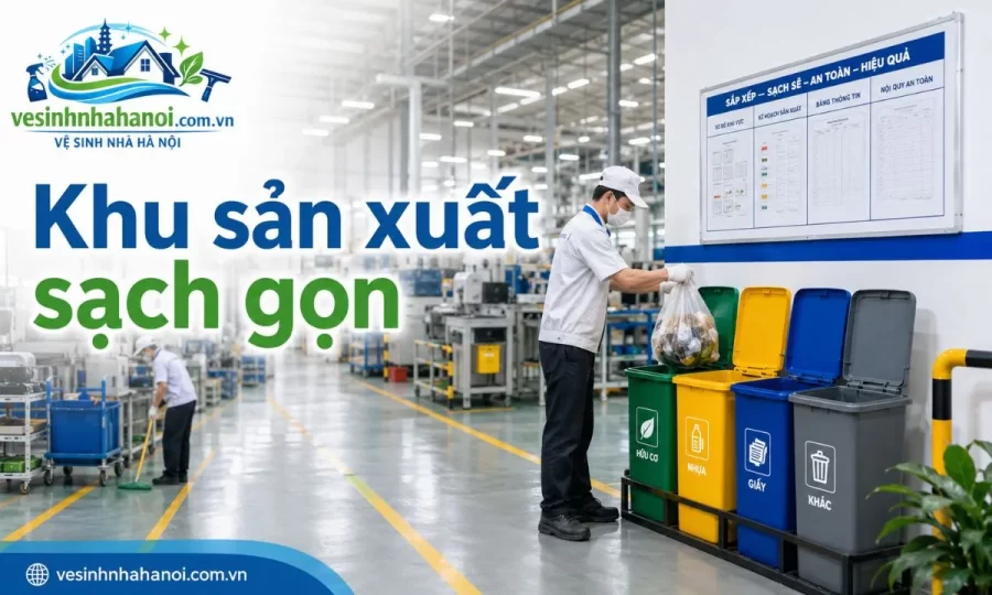 Quy định vệ sinh khu sản xuất nhà xưởng