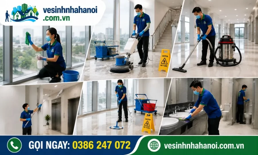 Quy trình vệ sinh công nghiệp tại Bắc Ninh
