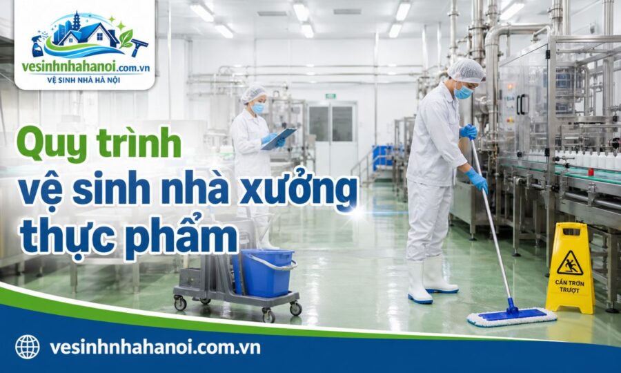 Quy trình vệ sinh nhà xưởng thực phẩm