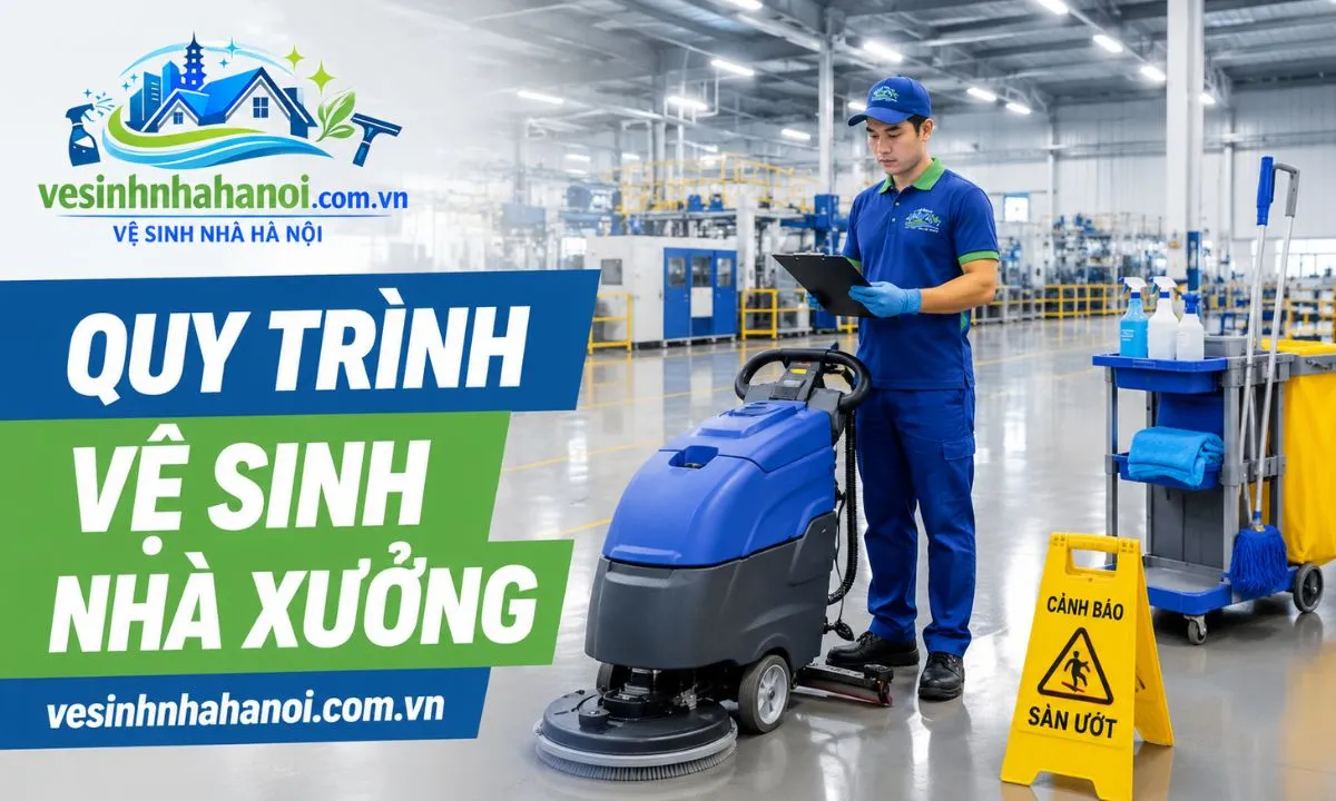 Quy trình vệ sinh nhà xưởng