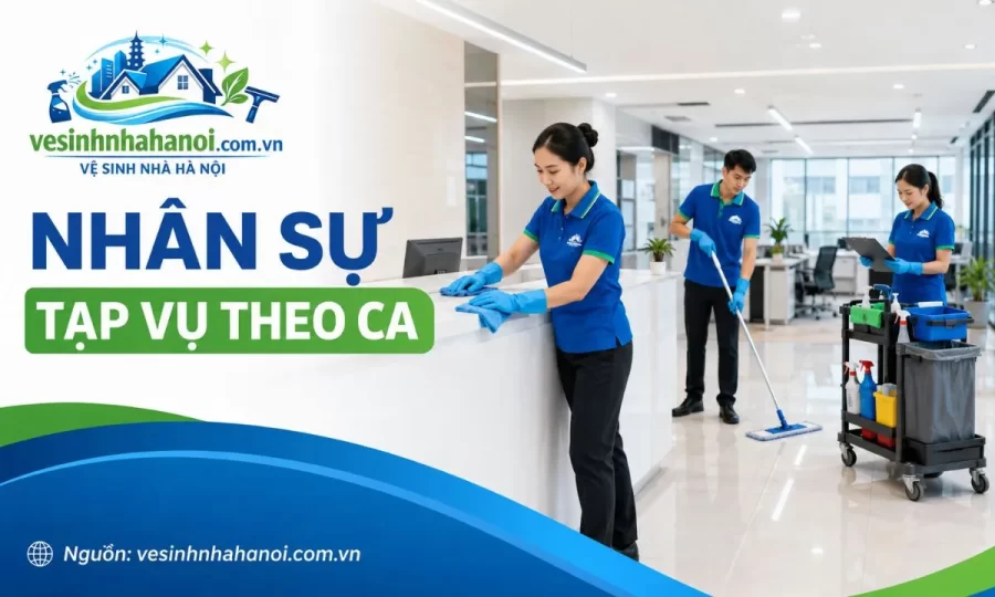 Tạp vụ làm việc theo checklist hằng ngày
