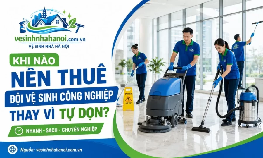 Thuê vệ sinh công nghiệp tại Chương Mỹ