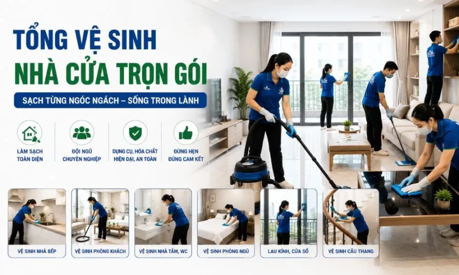Tổng vệ sinh nhà cửa