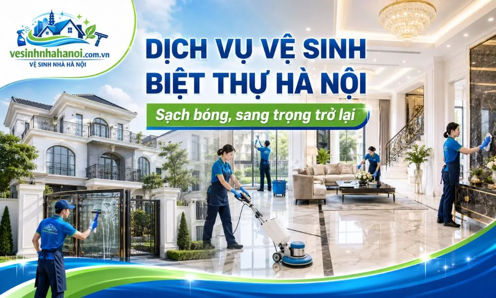 Vệ sinh biệt thự Hà Nội