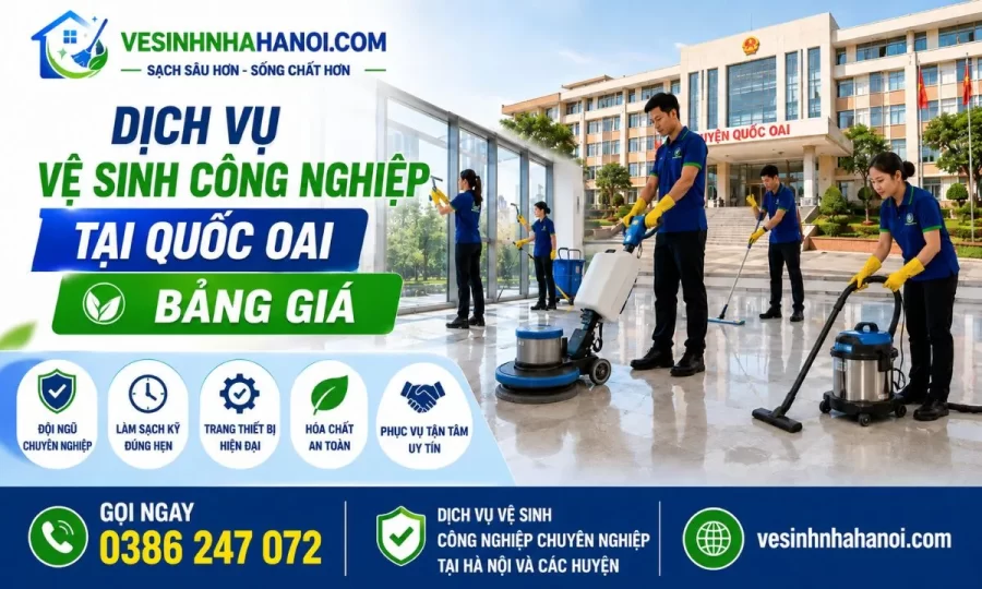 Vệ sinh công nghiệp quốc oai