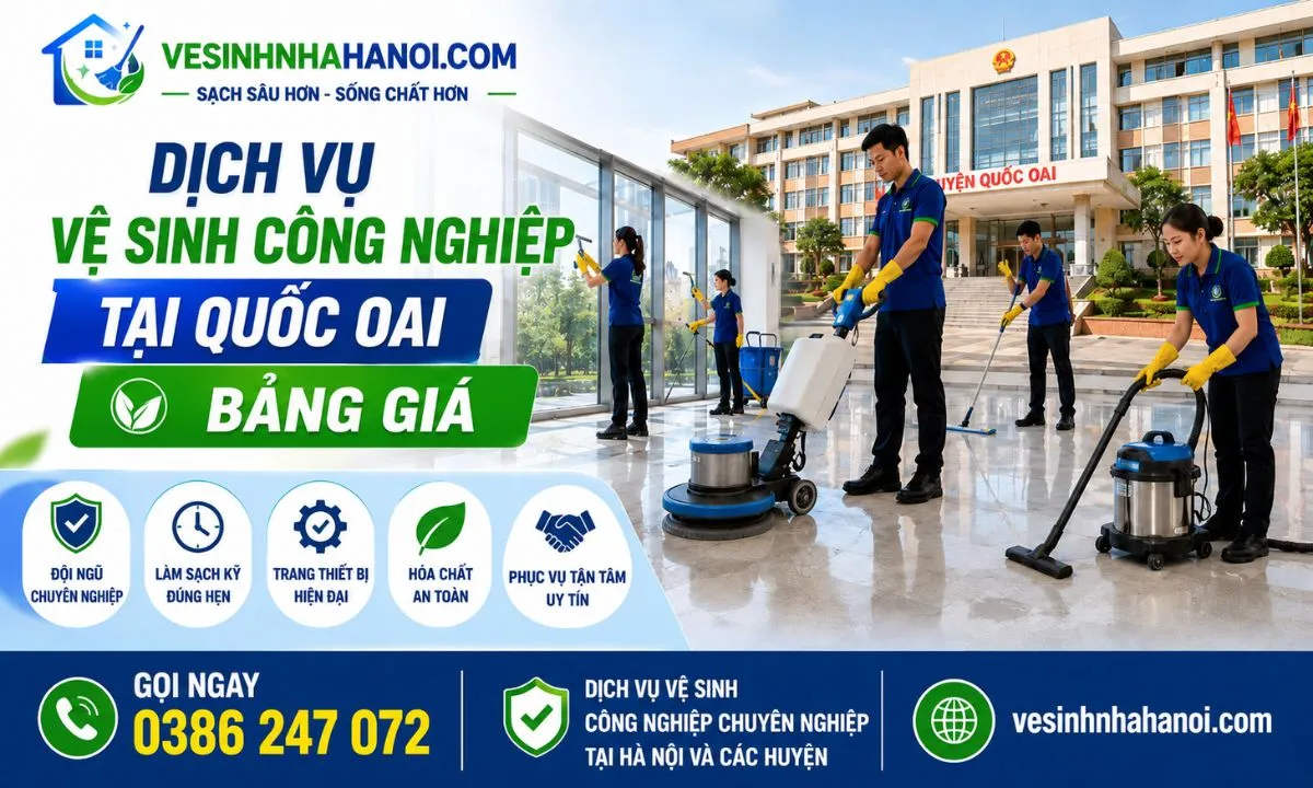 Vệ sinh công nghiệp quốc oai