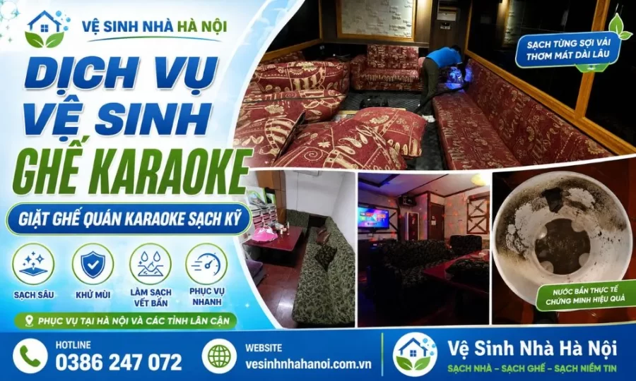 Vệ sinh ghế karaoke