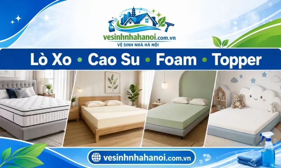 Các loại nệm có thể giặt tại nhà Nam Từ Liêm