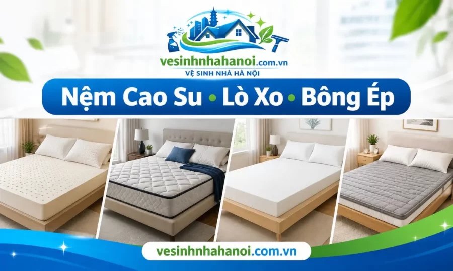 Các loại nệm nhận giặt tại Hai Bà Trưng