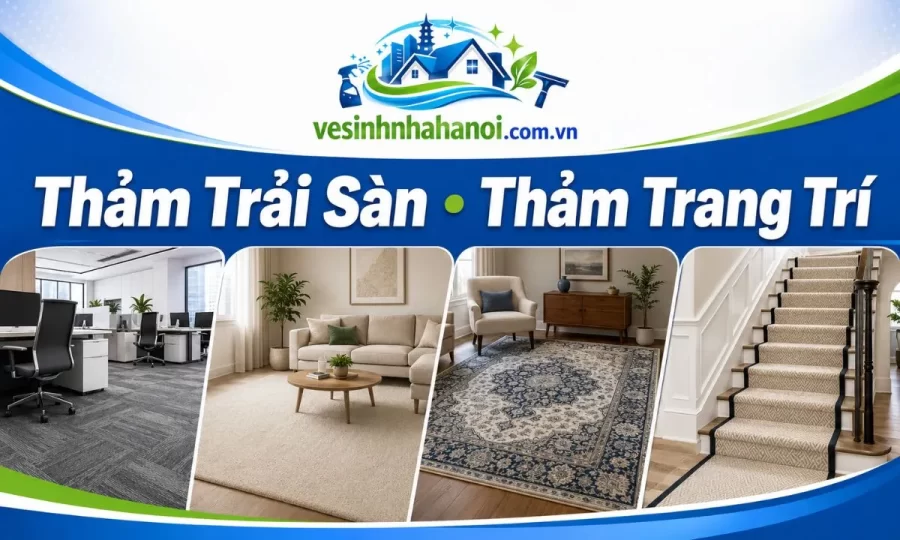 Các loại thảm có thể giặt tại Gia Lâm