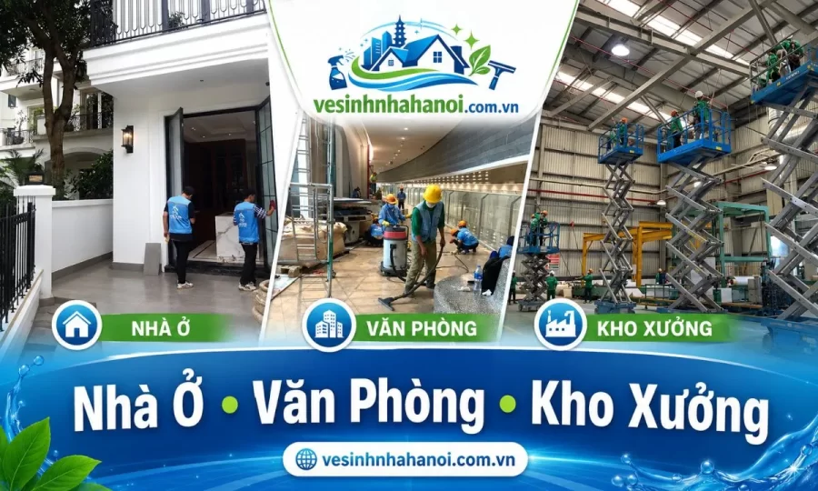 Công trình phù hợp với dịch vụ vệ sinh công nghiệp Ninh Bình