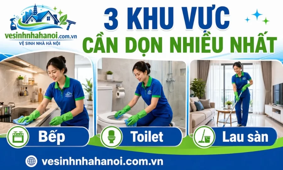 Công việc dọn nhà theo giờ tại Ba Đình