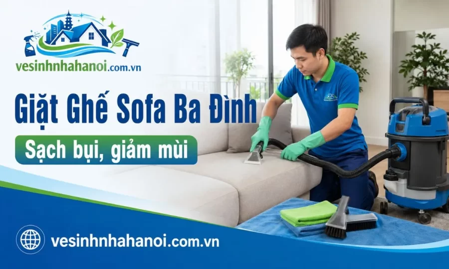 Giặt ghế sofa Ba Đình