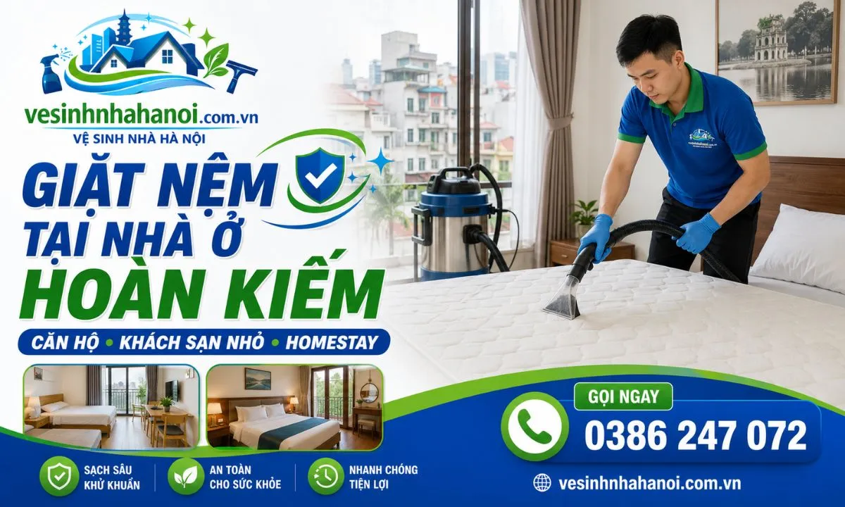 Giặt nệm Hoàn Kiếm