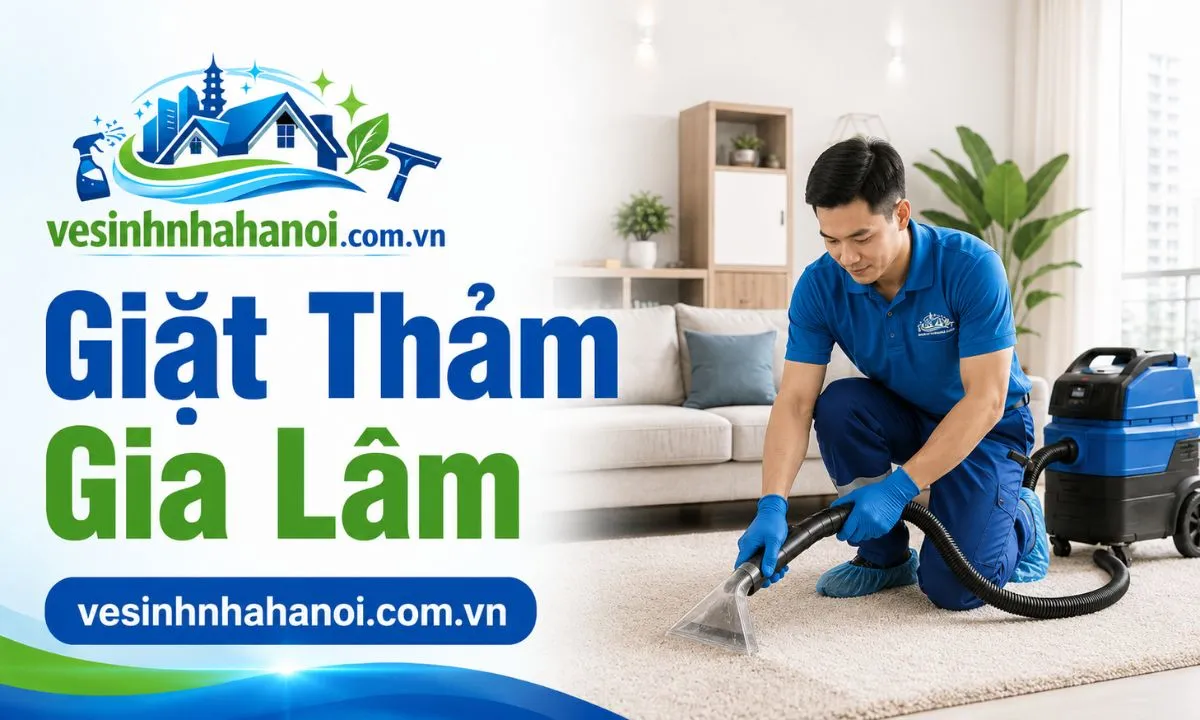 Giặt thảm Gia Lâm tại nhà, văn phòng