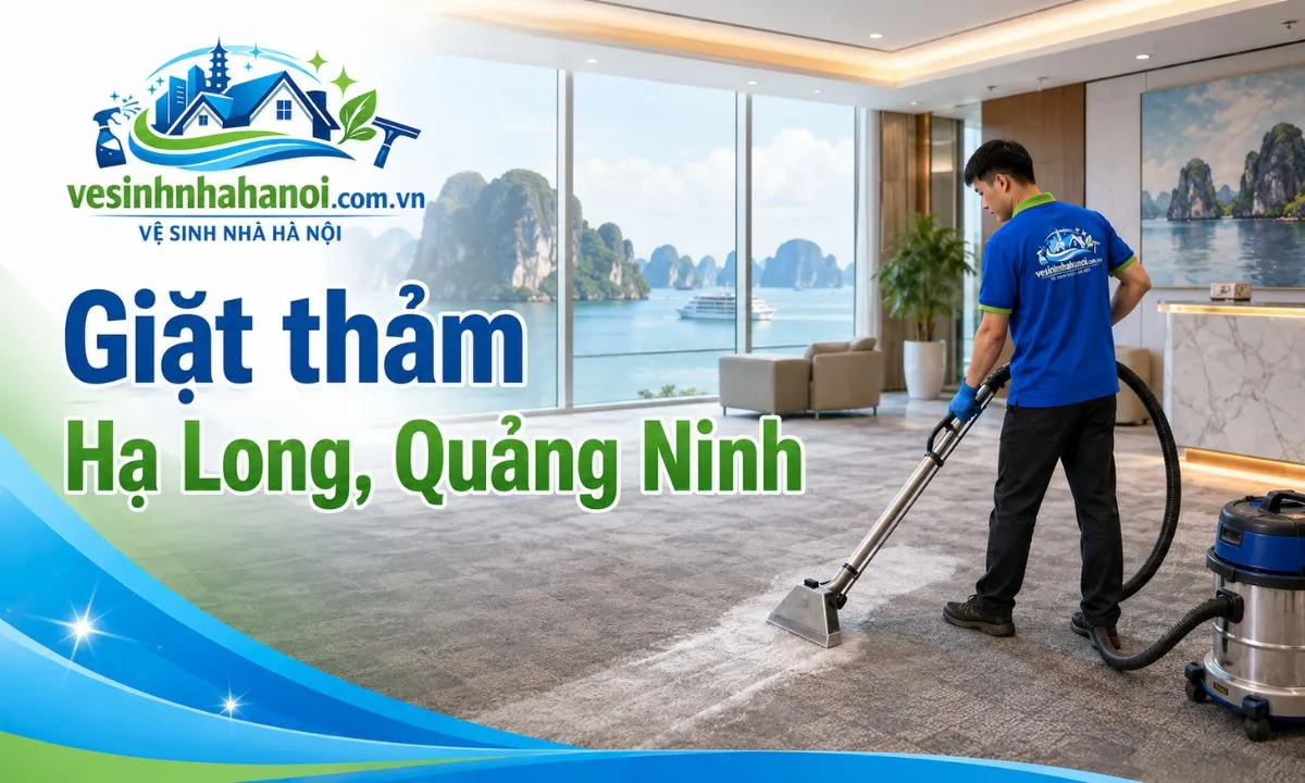 Giặt thảm Quảng Ninh sạch sâu