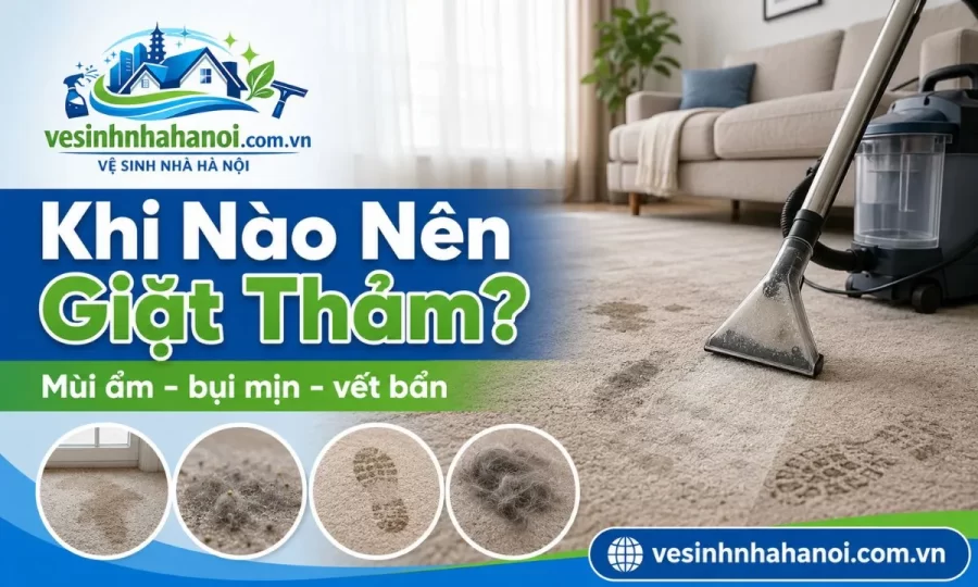 Khi nào nên giặt thảm tại Ba Đình