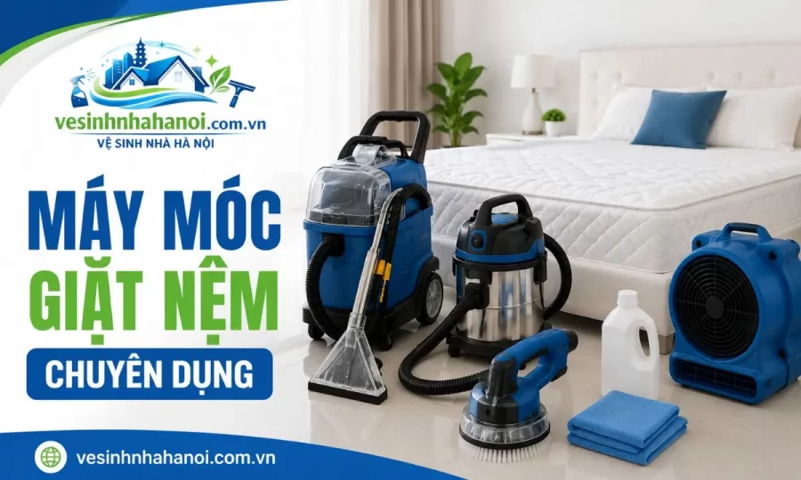 Máy móc giặt nệm chuyên dụng tại Hai Bà Trưng