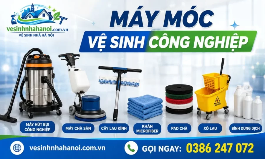 Máy móc vệ sinh công nghiệp tại Quảng Ninh