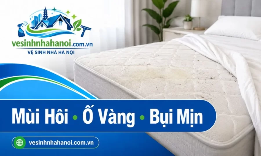 Nệm bẩn, có mùi hôi cần giặt tại Nam Từ Liêm