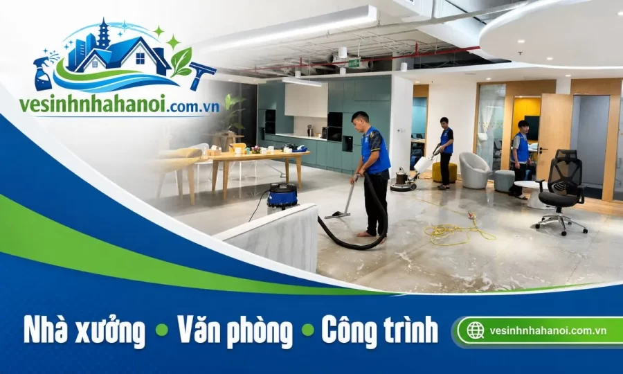 Nhu cầu vệ sinh công nghiệp tại Mê Linh