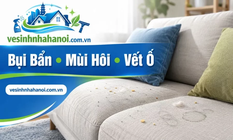 Sofa bẩn, có mùi hôi cần giặt tại Nam Từ Liêm
