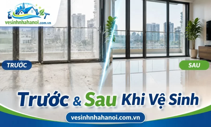 Trước và sau vệ sinh công nghiệp Ninh Bình