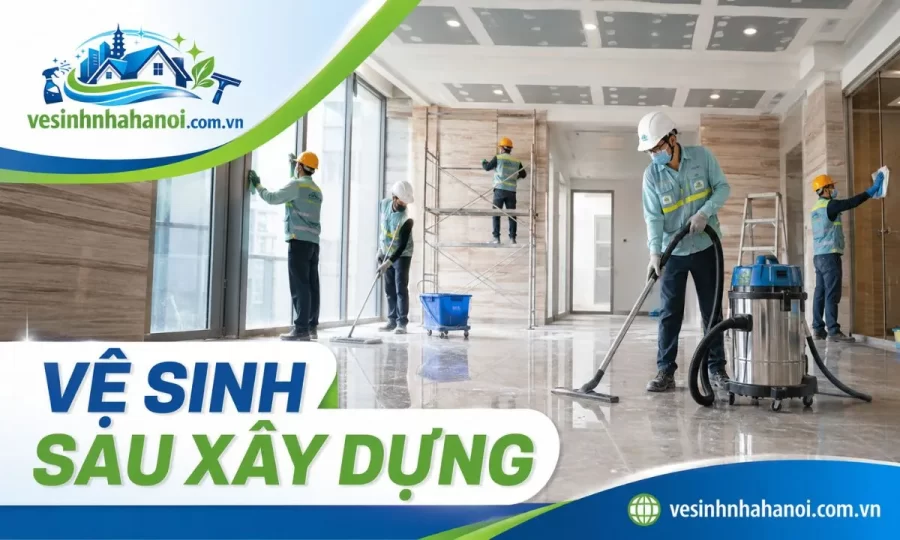 Vệ sinh sau xây dựng Ninh Bình cho nhà ở và công trình bàn giao